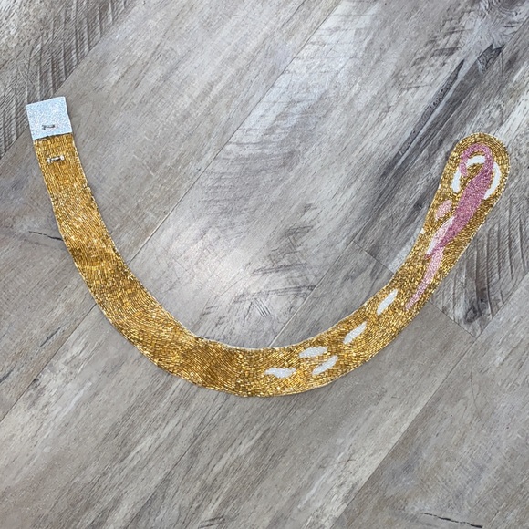 Vintage Beaded Clasp Belt